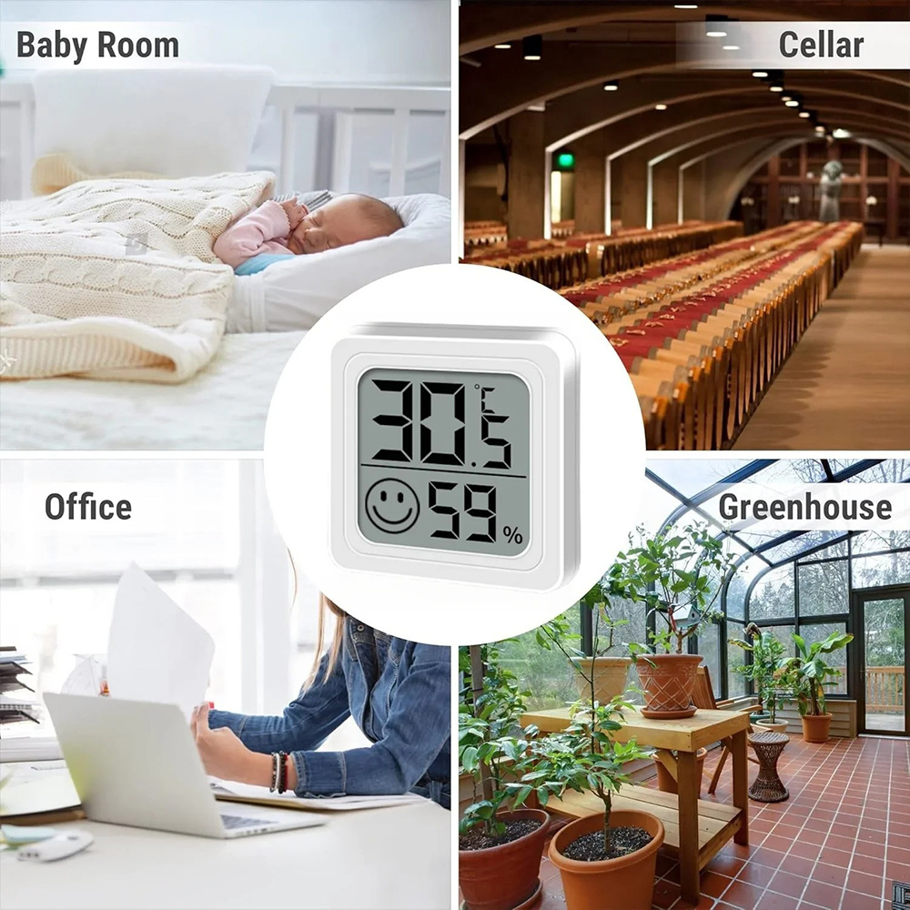 Portable LCD Digital Thermomet - Digital Hygrometer Probe 评论和价格