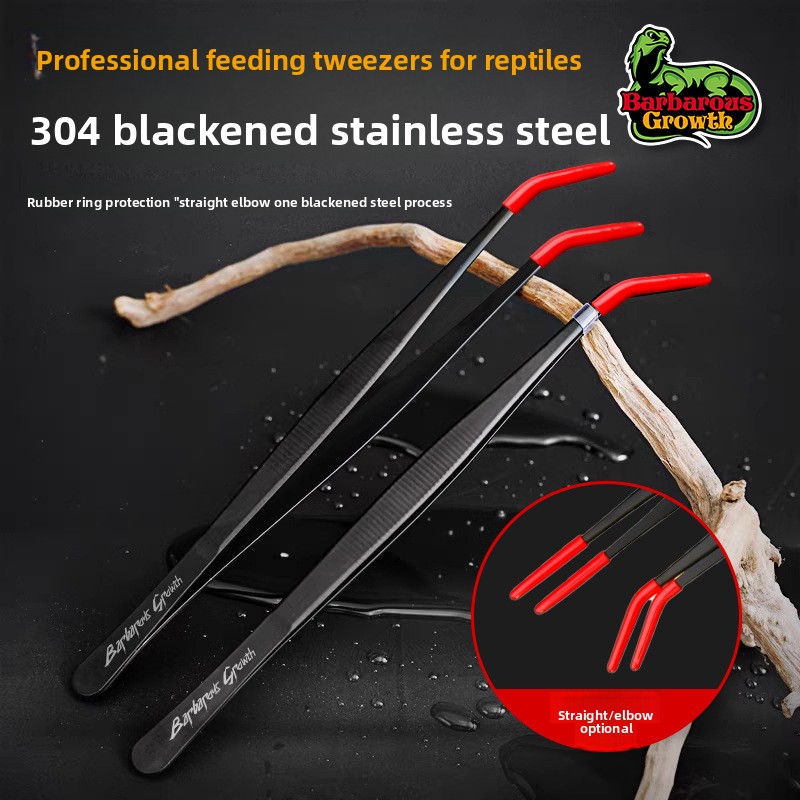 BarbarousGrowth Reptile Feedin - Feeding Tong Stainless 评论和价格