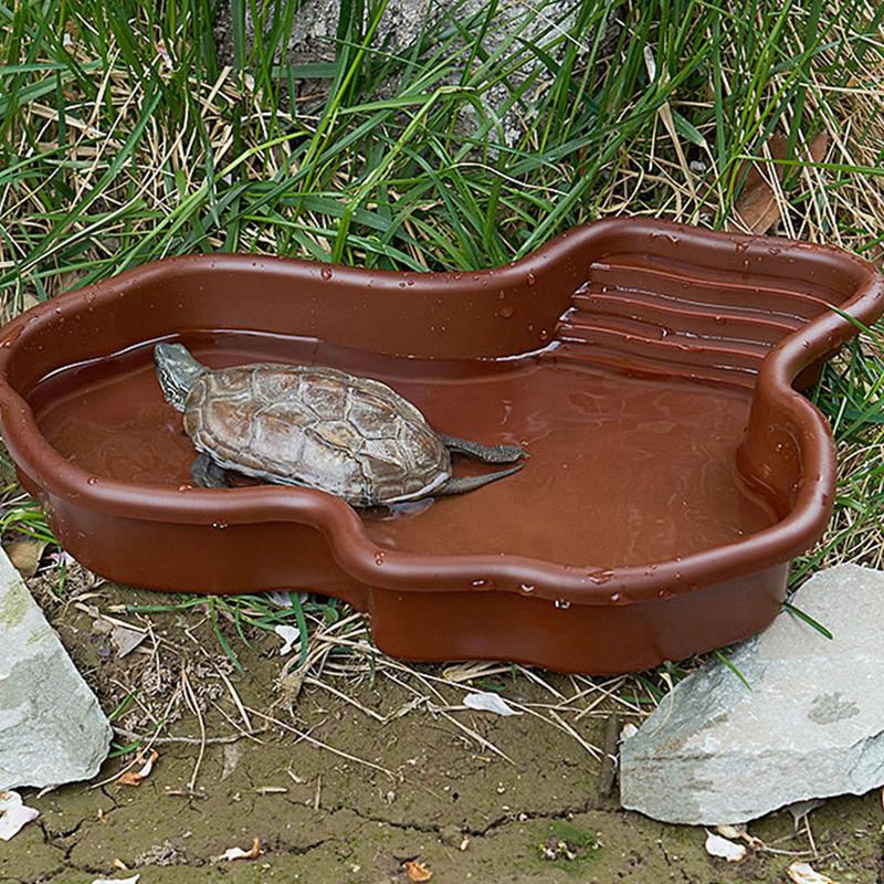 Turtle Feeding Dish Reptile Ba - Water Dish Reptile 评论和价格