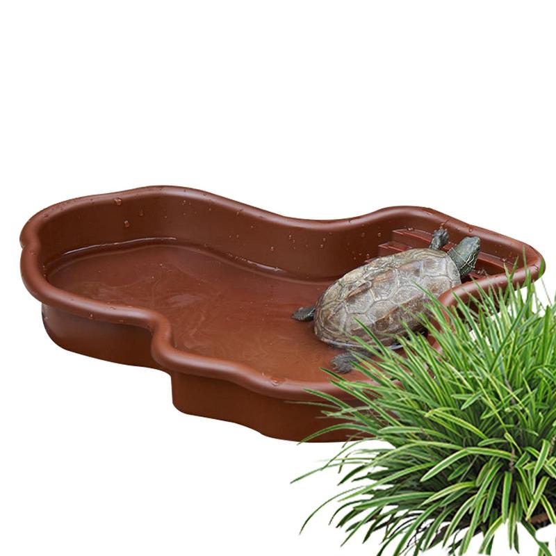 Turtle Feeding Dish Reptile Ba - Water Dish Reptile 评论和价格