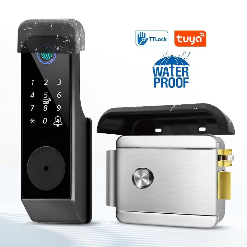 Waterproof Fingerprint Lock Tu - Glass Door Hinge 评论和价格