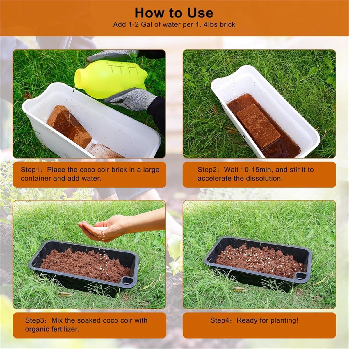 【STABLE QUALITY】3 Pack Bricks, - Substrate Coconut Fiber 评论和价格