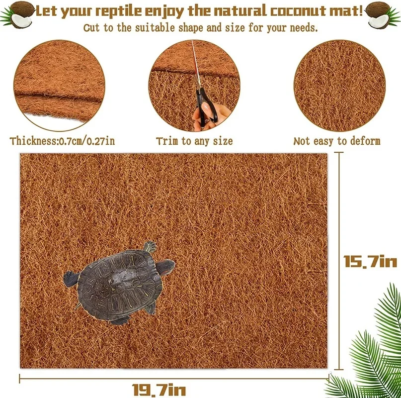 Reptile Carpet Natural Coconut - Substrate Coconut Fiber 评论和价格