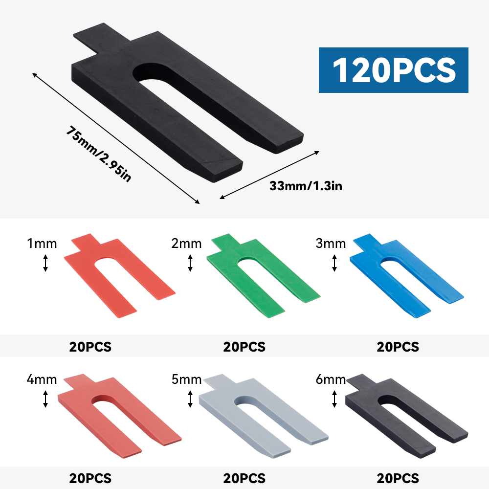 120PCS Reusable U-shape Cerami - Ceramic Tile Floor 评论和价格