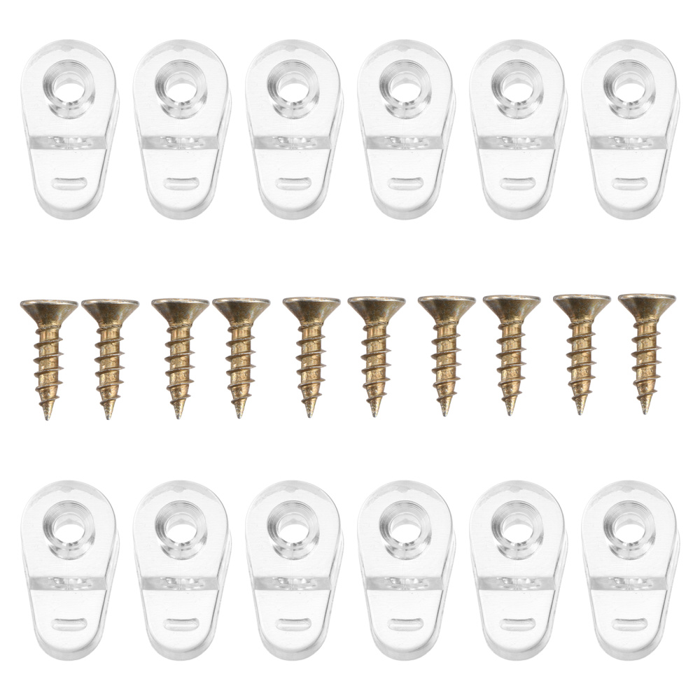 20Pcs Glass Door Clips Fixing  - Glass Door Hinge 评论和价格
