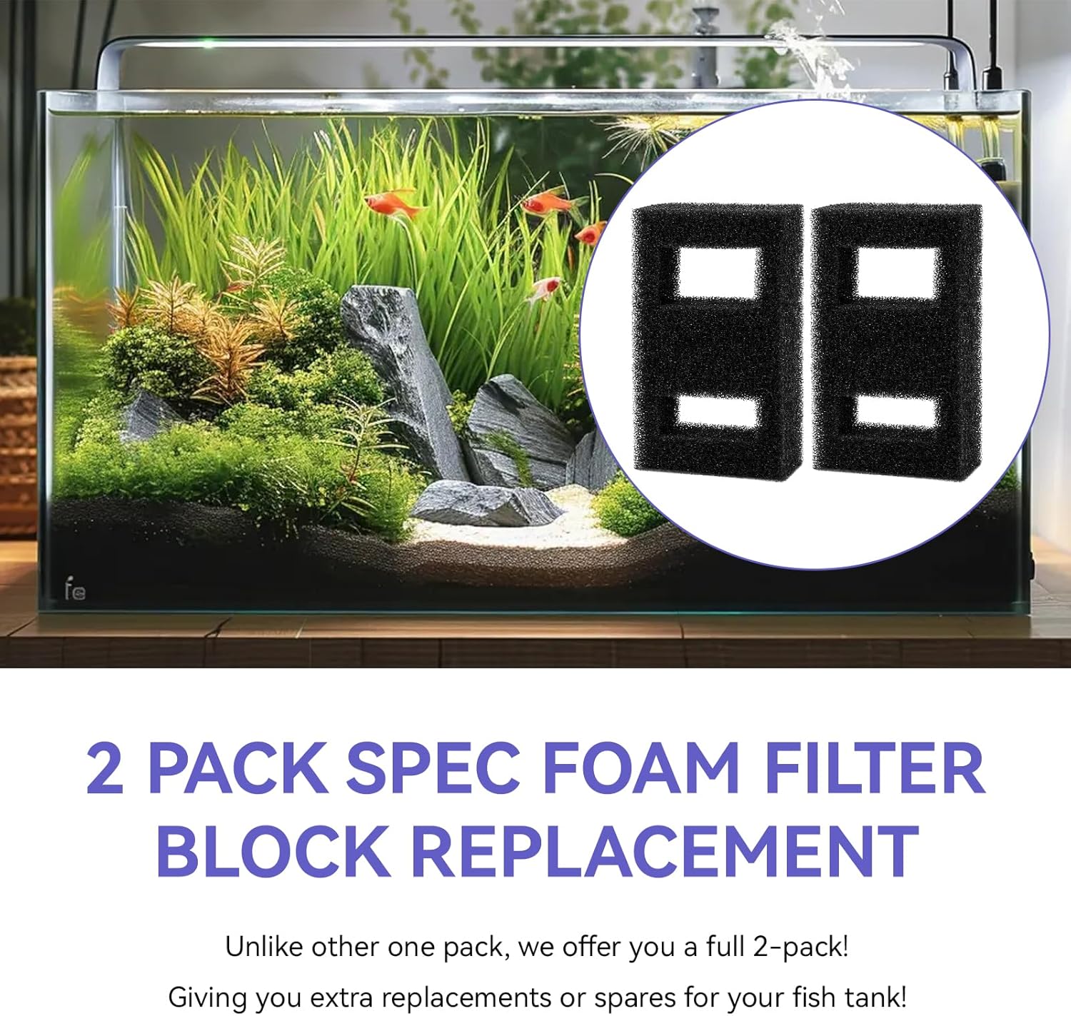Compatible Foam Filter Block F - Fluval Aquarium Spec 评论和价格