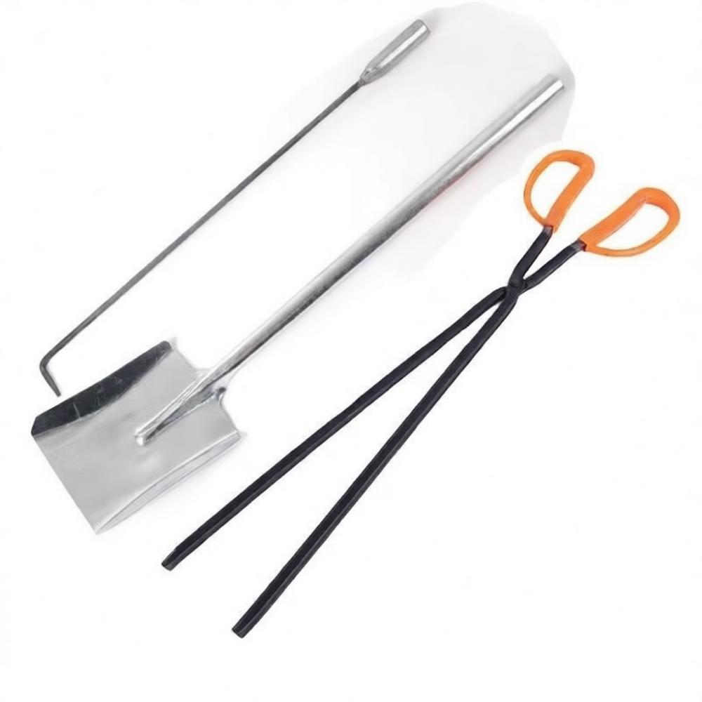 Fireplace Cleaning Kit Stainle - Feeding Tong Stainless 评论和价格